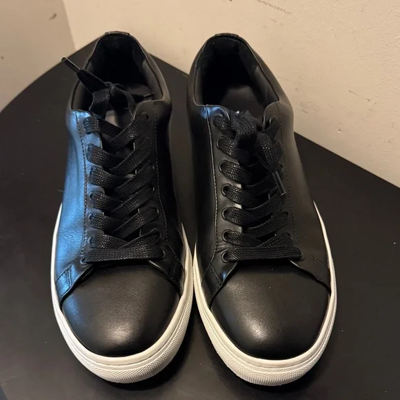 Thursday Boot Company Black Leather Sneakers, Like New, Men’s Sz 9.5 - Picture 4 of 16